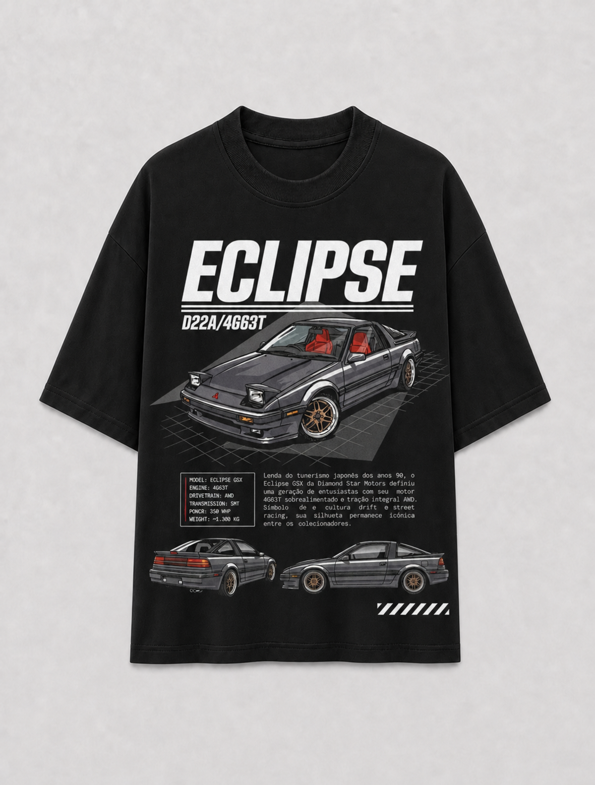 Camiseta Oversized Mitsubishi Eclipse