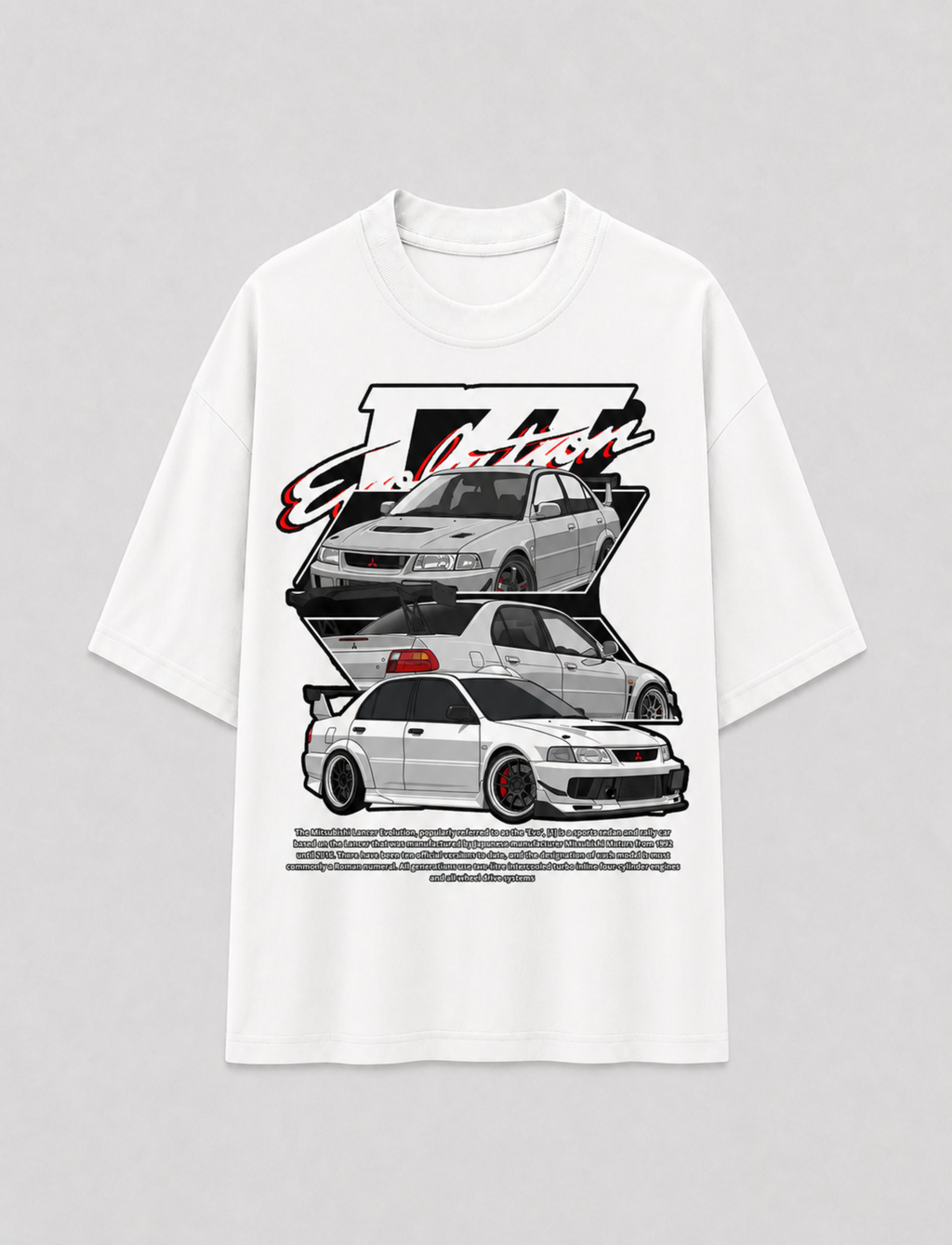 Camiseta Oversized Mitsubishi Evolution