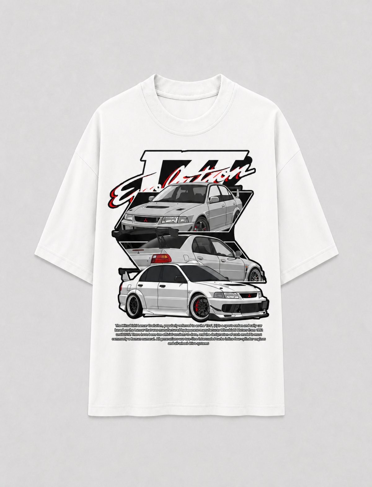 Camiseta Oversized Mitsubishi Evolution