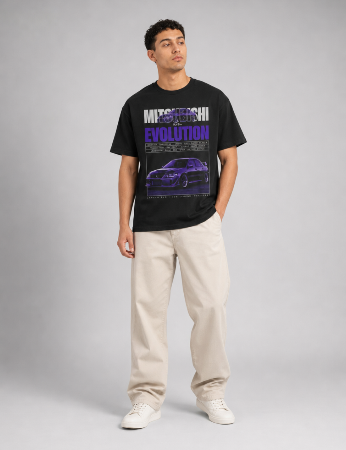 Camiseta Básica Mitsubishi Evolution