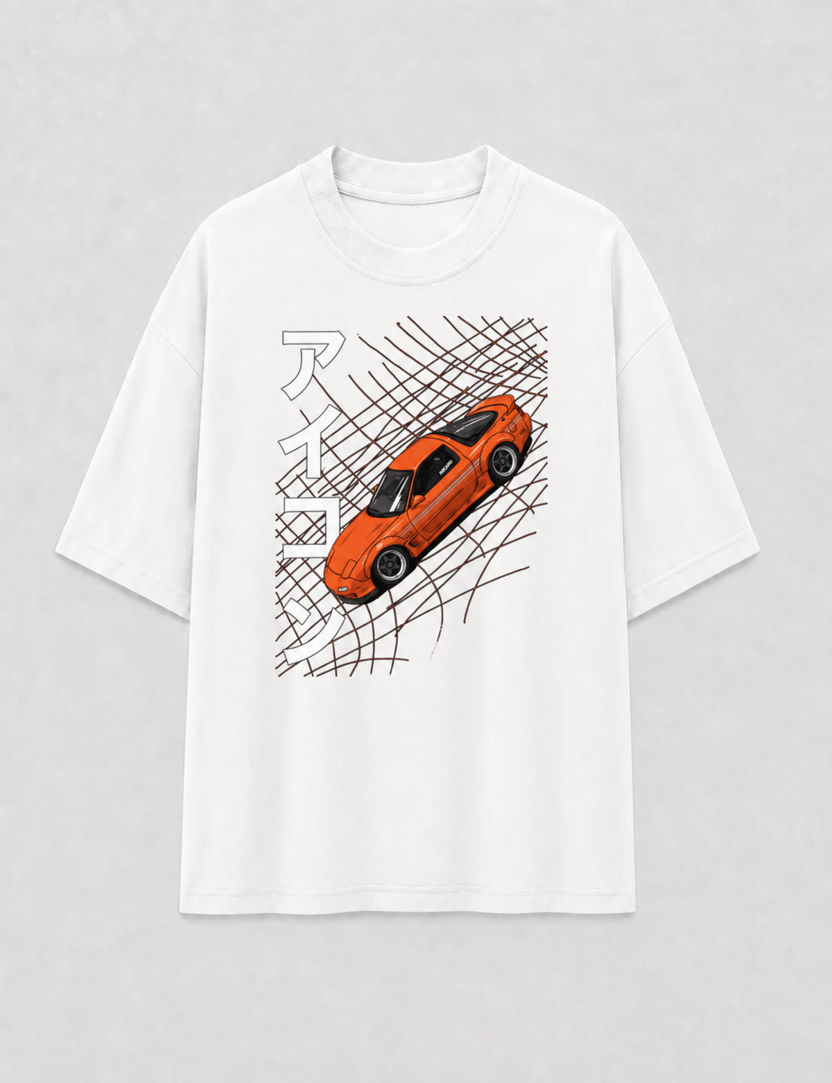 Camiseta Oversized Mazda RX-7