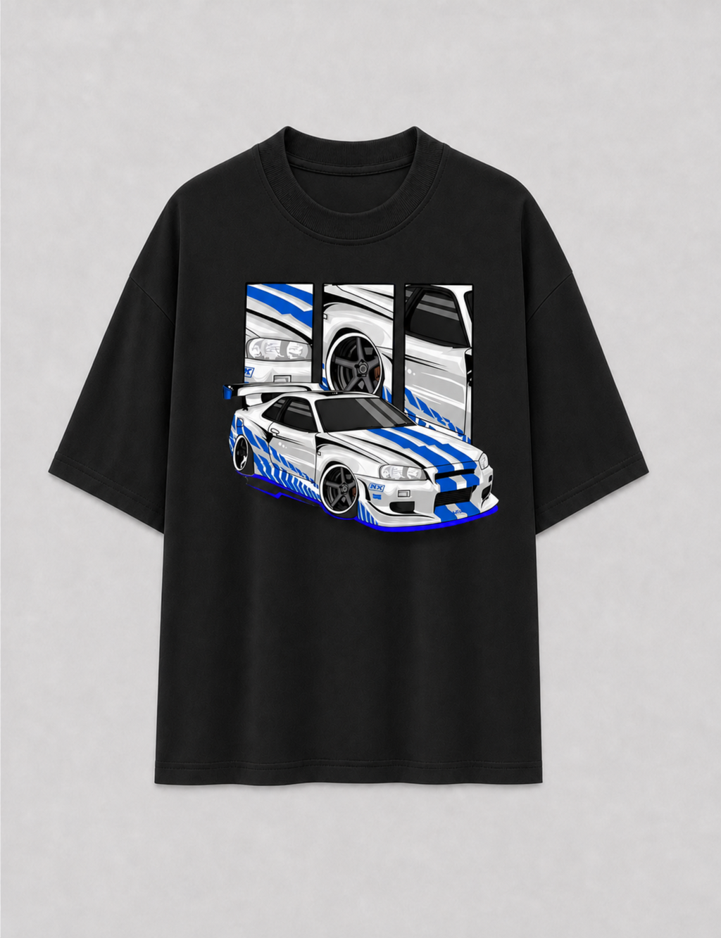 Camiseta Oversized Nissan Skyline R34