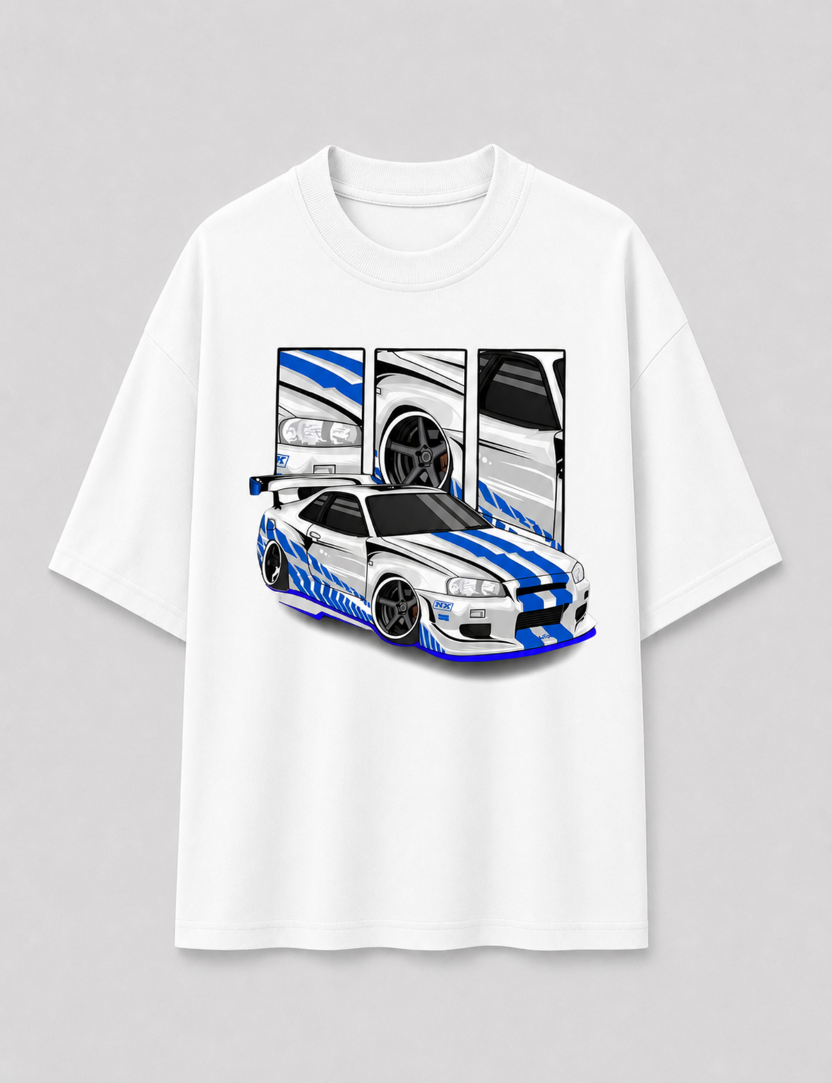 Camiseta Oversized Nissan Skyline R34