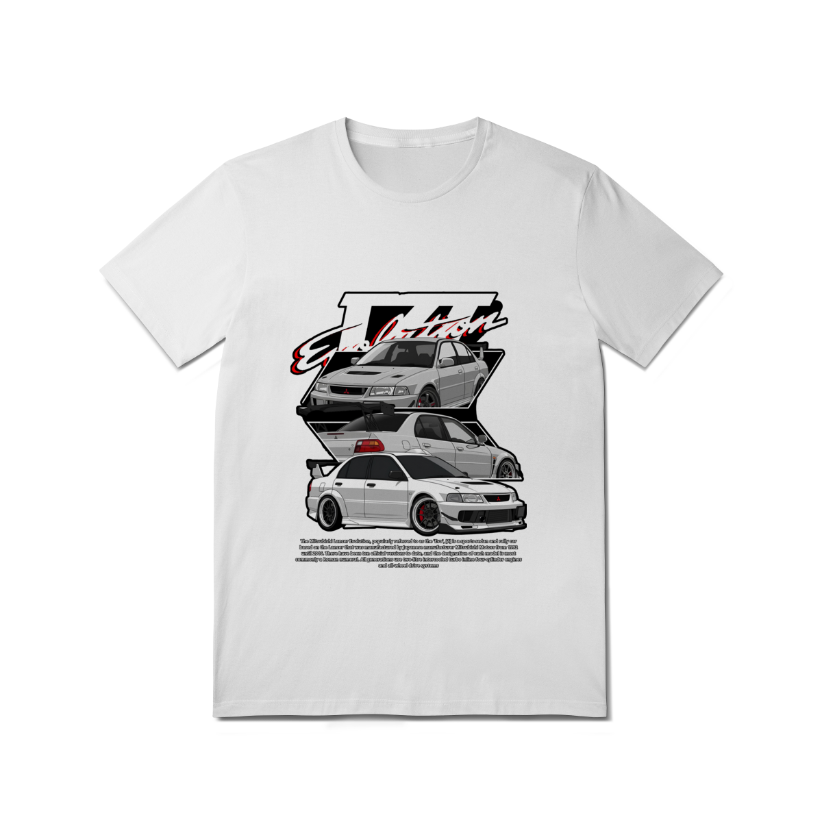 Camiseta Básica Mitsubishi Lancer Evo VII