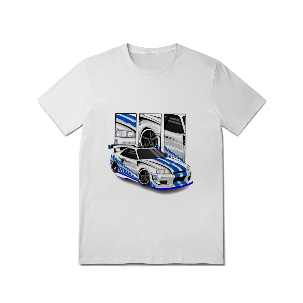 Camiseta Básica Nissan Skyline R34