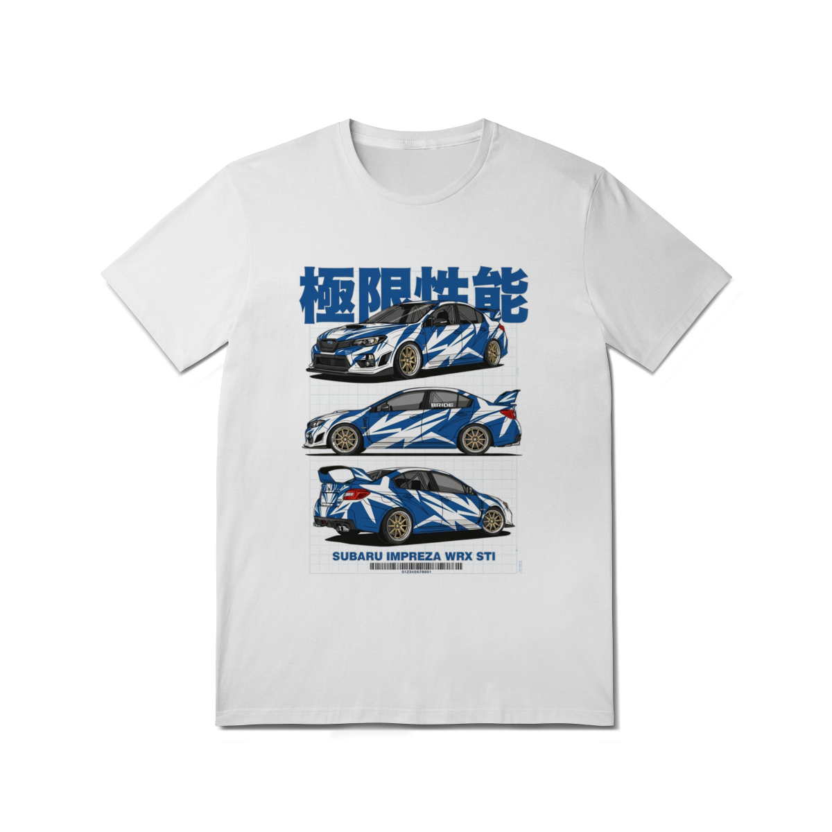 Camiseta Básica Subaru WRX STI
