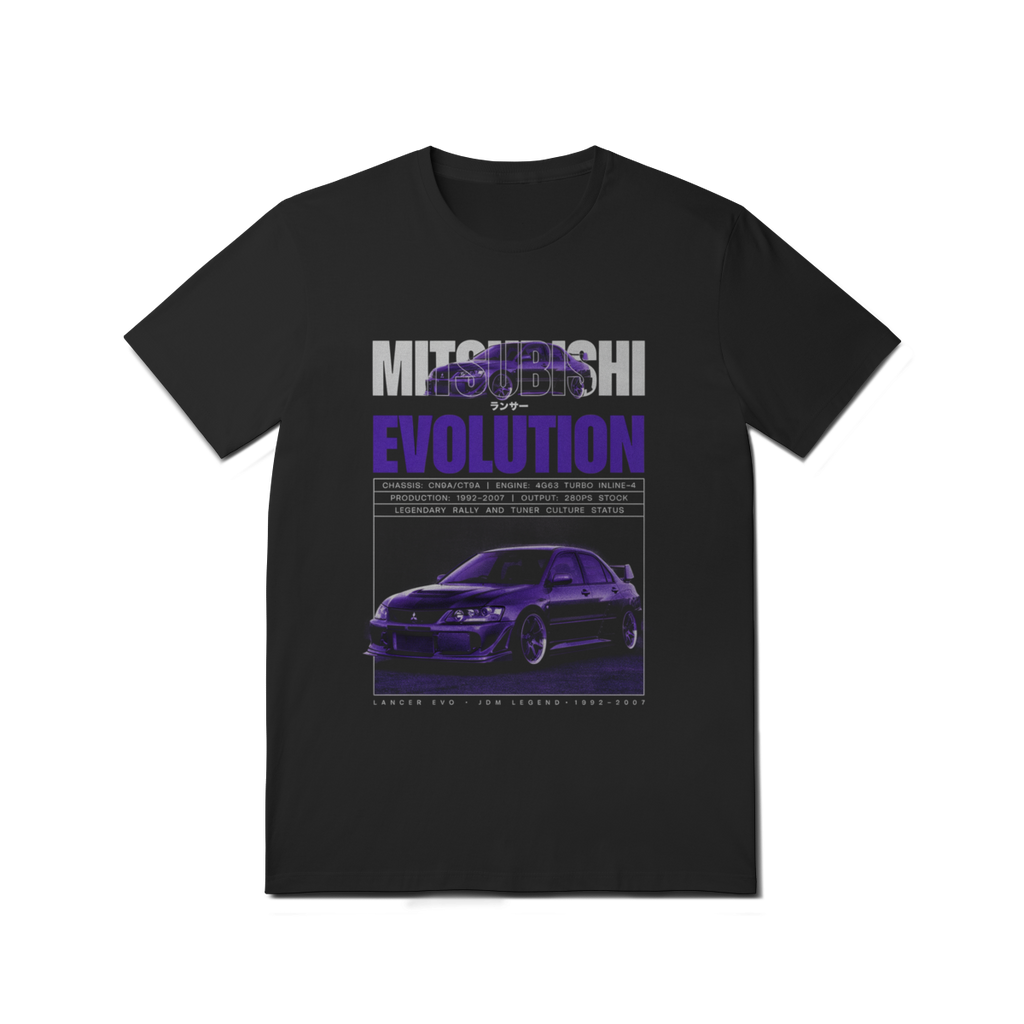 Camiseta Básica Mitsubishi Evolution