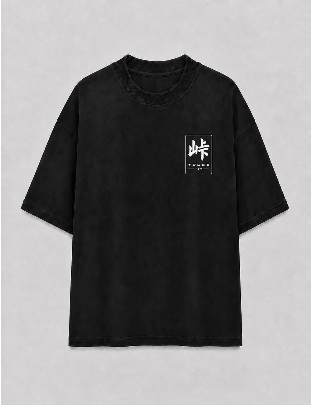 Camiseta Touge Mark II JZX preta, foto de frente