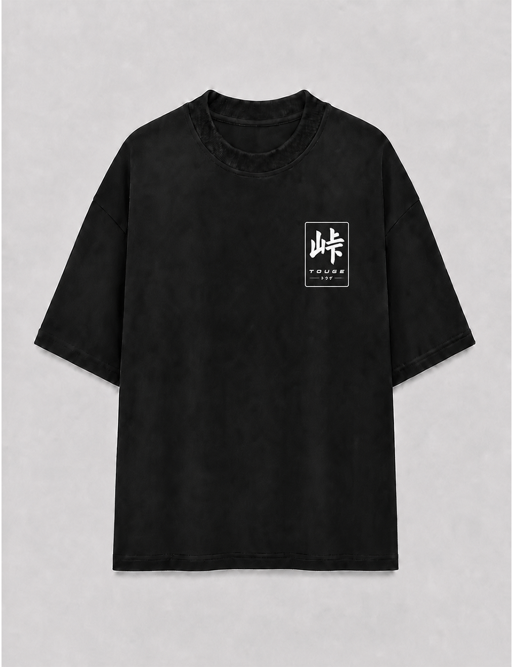 Camiseta Touge Mark II JZX preta, foto de frente