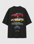 Camiseta Touge Subaru SVX preta, estampa nas costas